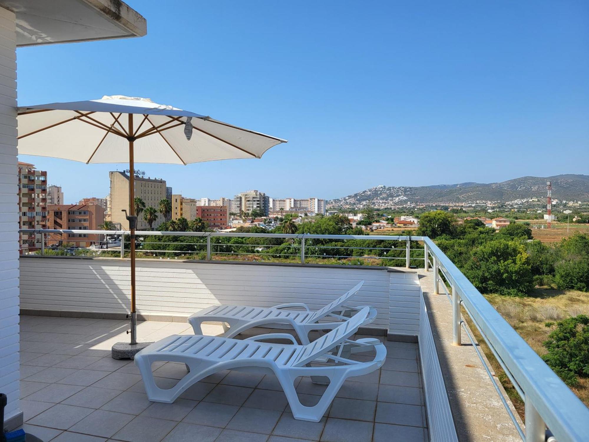 Atico Aqua Peniscola, 1ª Linea De Playa, Parking Y Piscina Apartment Exterior photo